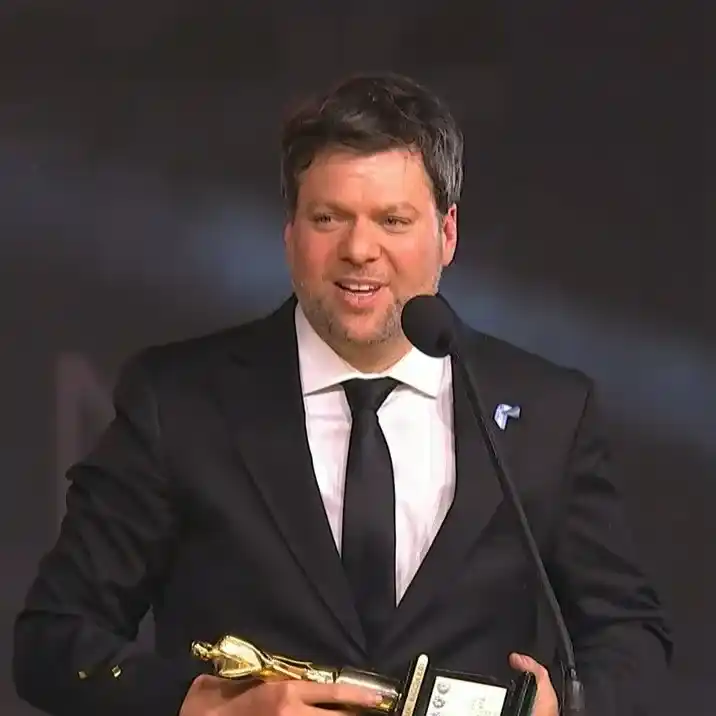 Guido Kaczka, el gran ganador de la noche.