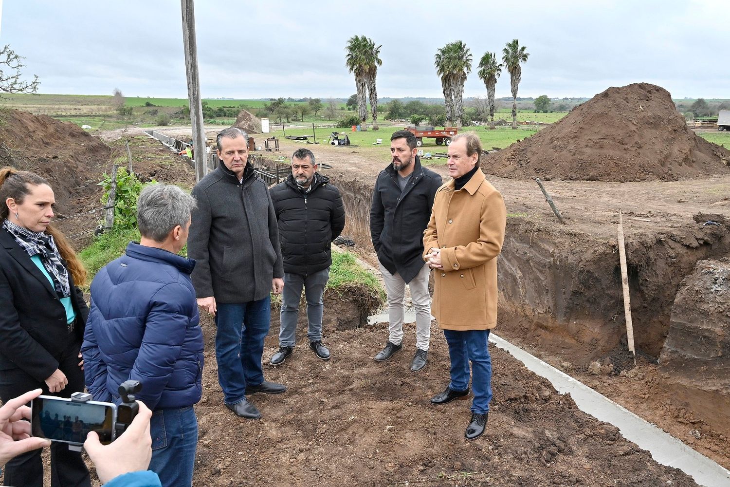 Bordet y Bahl recorrieron obras en Oro Verde y se reunieron con intendentes vecinalistas