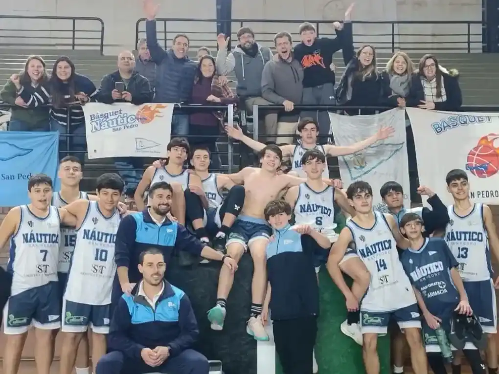 El U15 de Náutico ganó y avanza en el Torneo Federal de la categoría. PH: Náutico.