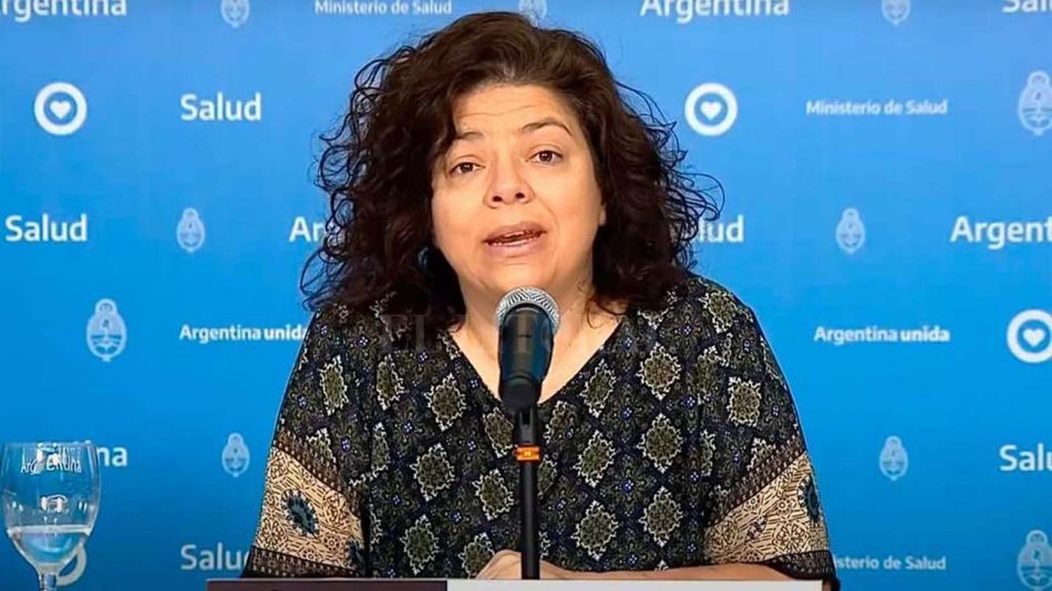 Carla Vizzotti, ministra de Salud.