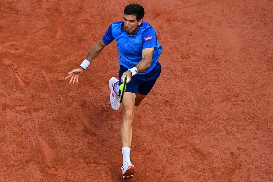Delbonis luchó pero terminó cayendo ante Davidovich Fokina en Roland Garros