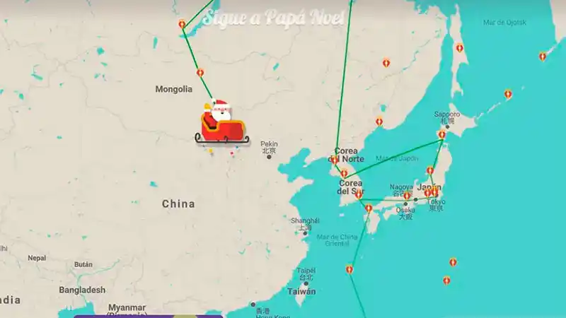 Papá Noel ya partió con los regalos: mirá la aplicación que sigue en vivo su recorrido