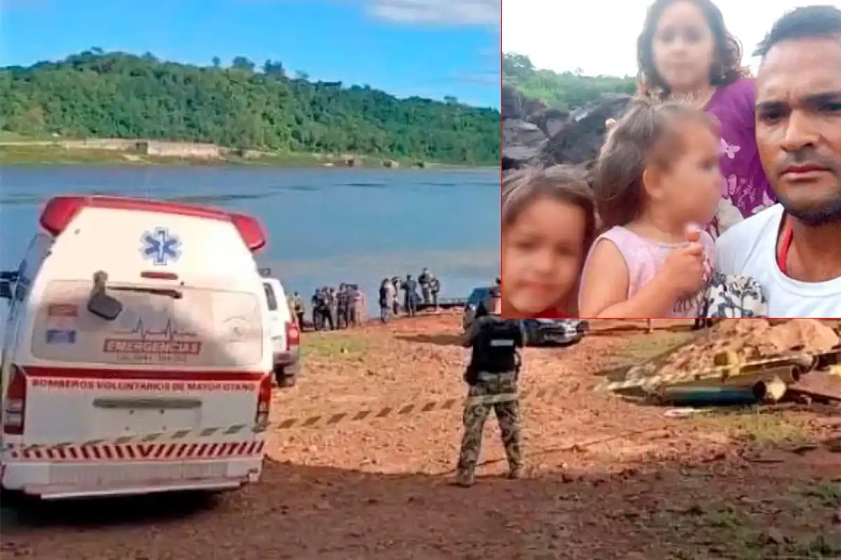 Paraguay : ató a sus tres hijas a su cuerpo y se arrojó al río Paraná con ellas