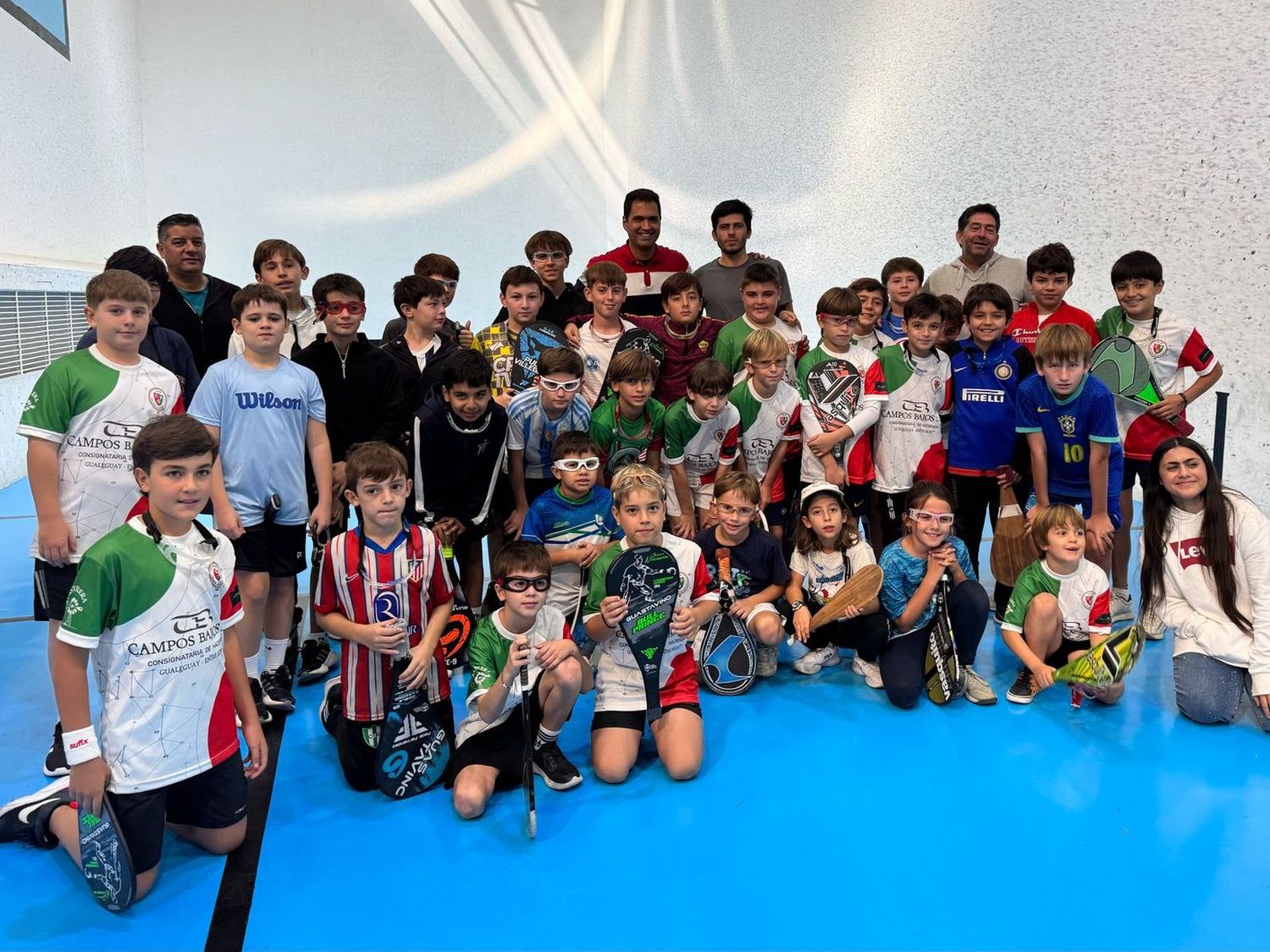Encuentro en el Club Pelota ayer domingo