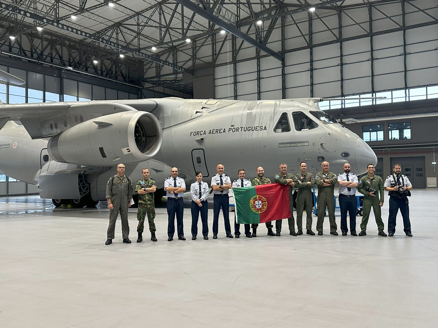 El primer KC-390 de la Fuerza Aérea Portuguesa entra en servicio