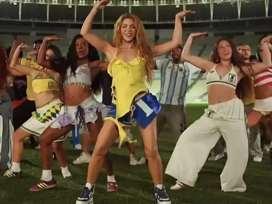 Shakira grabó el adelanto de “Dai Dai” en el estadio Maracaná.