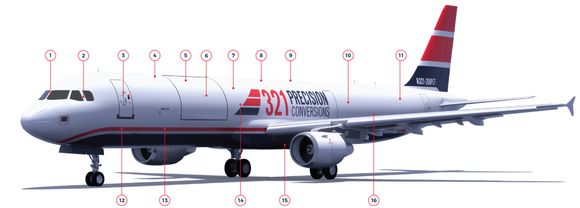 A321 Carguero: el primero de Precision Conversions completó su vuelo de prueba