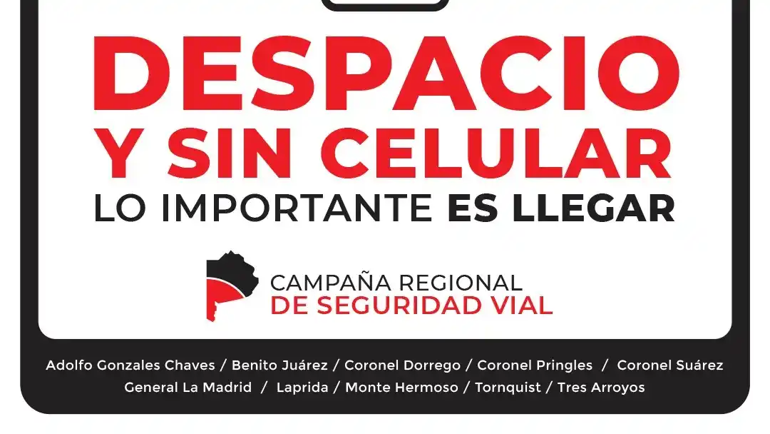 Campaña regional de concientización en seguridad vial