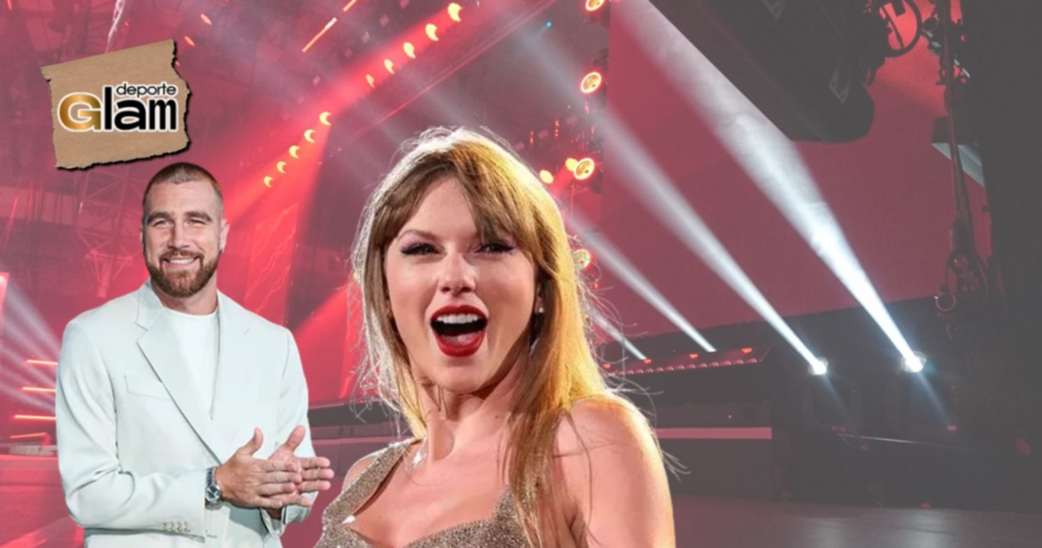 Travis Kelce se vuelve viral tras un apasionado beso a Taylor Swift al finalizar su show