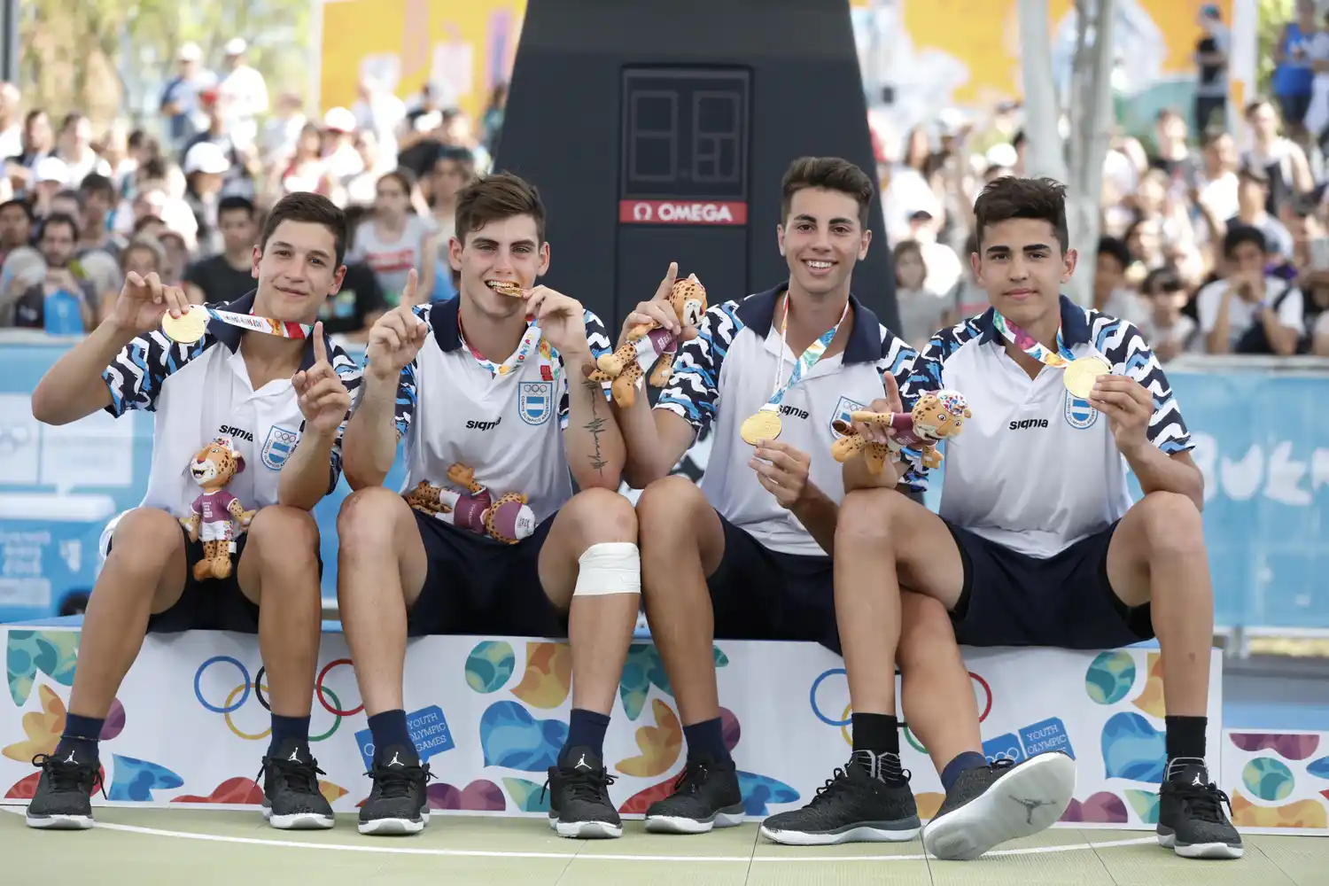 El basquetbol 3x3 también festejó la medalla dorada