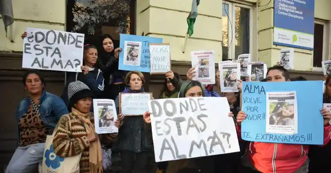 Marcha por Alma en La Plata.