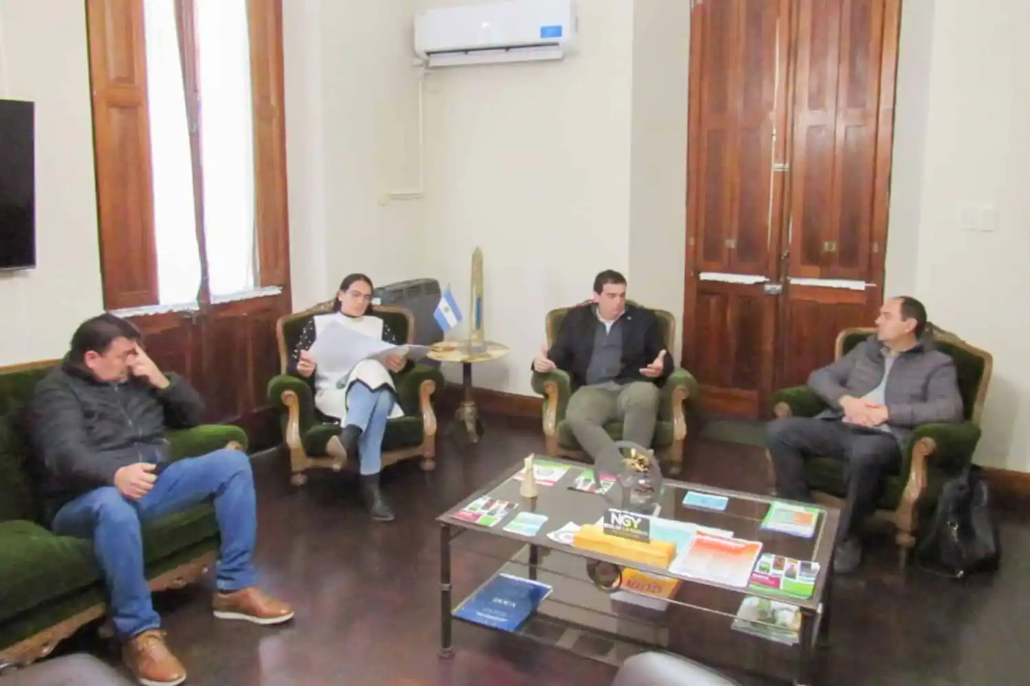 Firman convenio para mejorar conexiones productivas del departamento Nogoyá