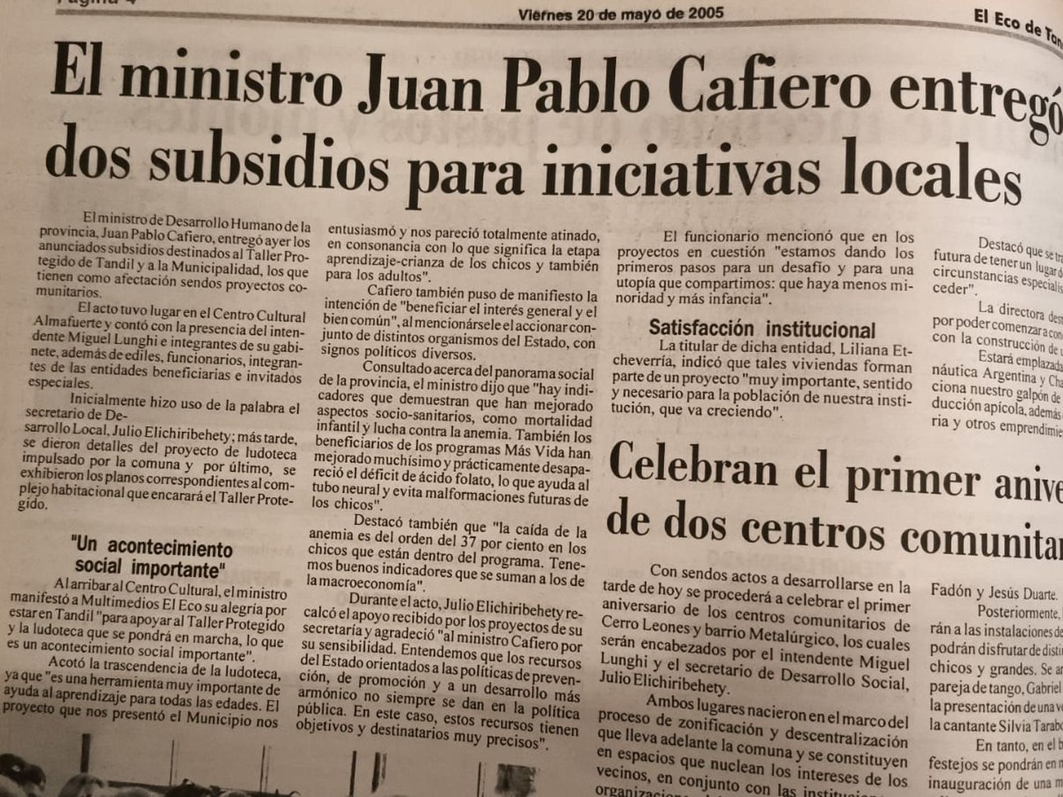 20 de mayo