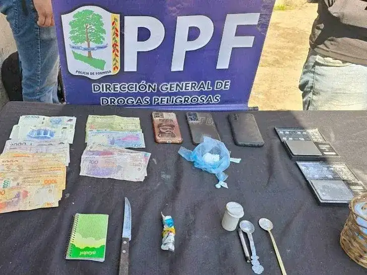 La Policía desarticuló un centro de distribución
de drogas en el barrio Las Orquídeas