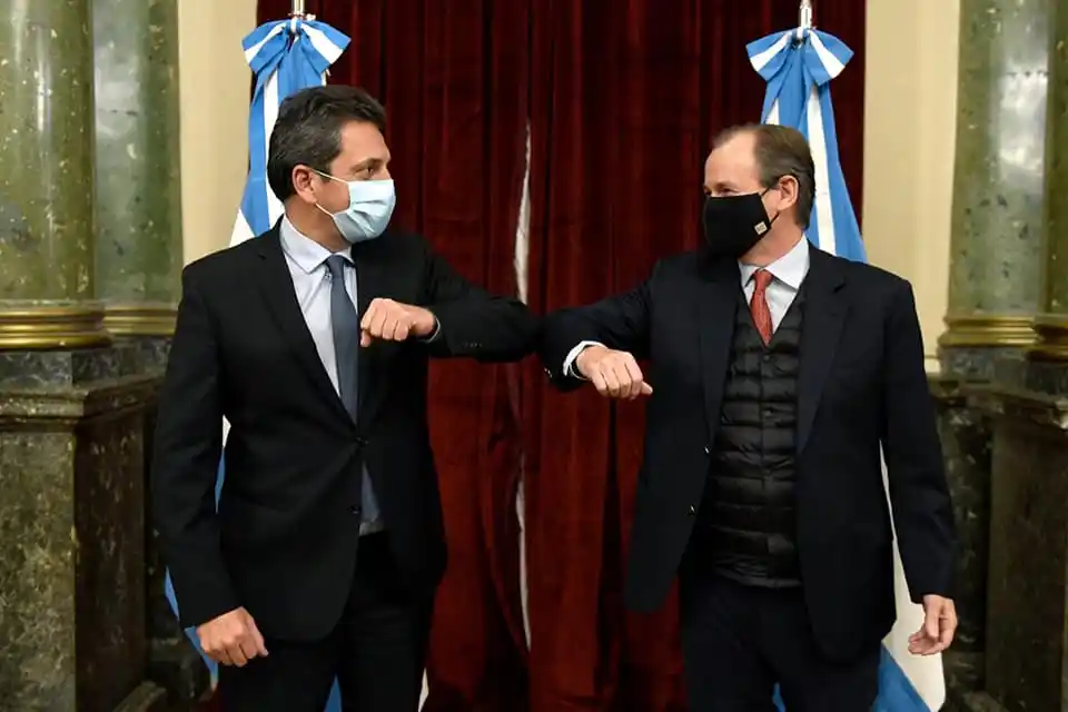 Bordet se reunió con Massa con el objetivo puesto en los excedentes de Salto Grande