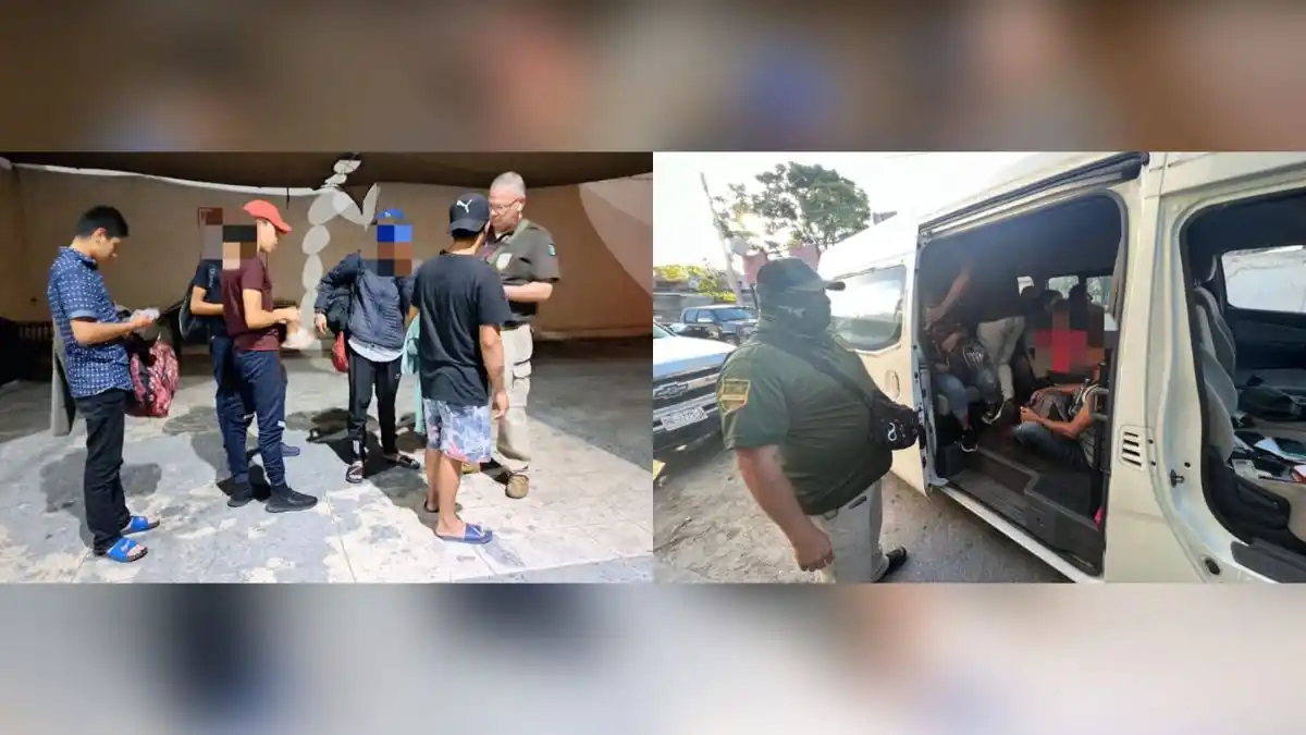 RESCATAN A 41 MIGRANTES en zona fronteriza de México: autoridades recibieron de denuncias sobre su ubicación