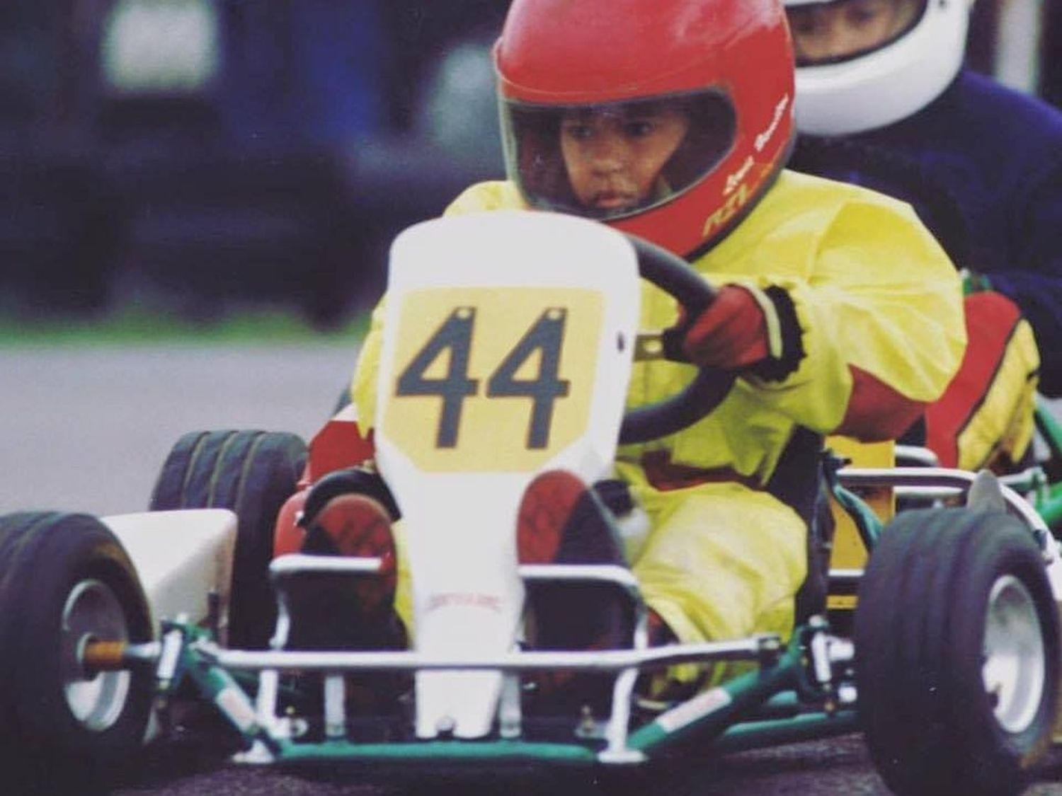 Lewis Hamilton de niño