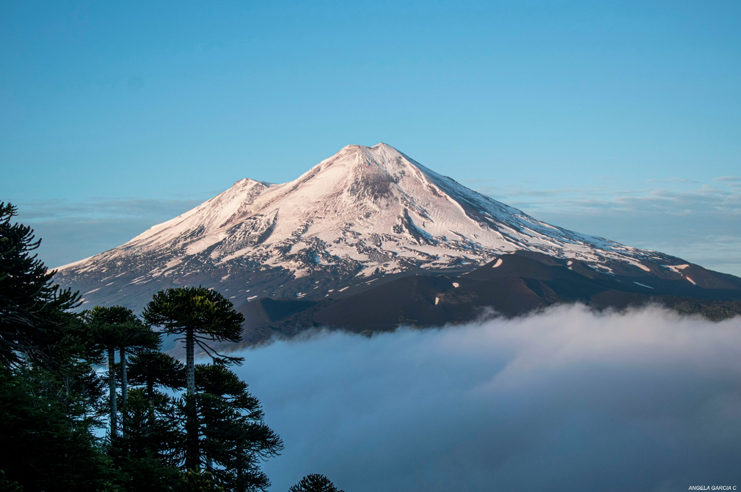 Volcán Llaima, Chile. Foto: Ángela García C.