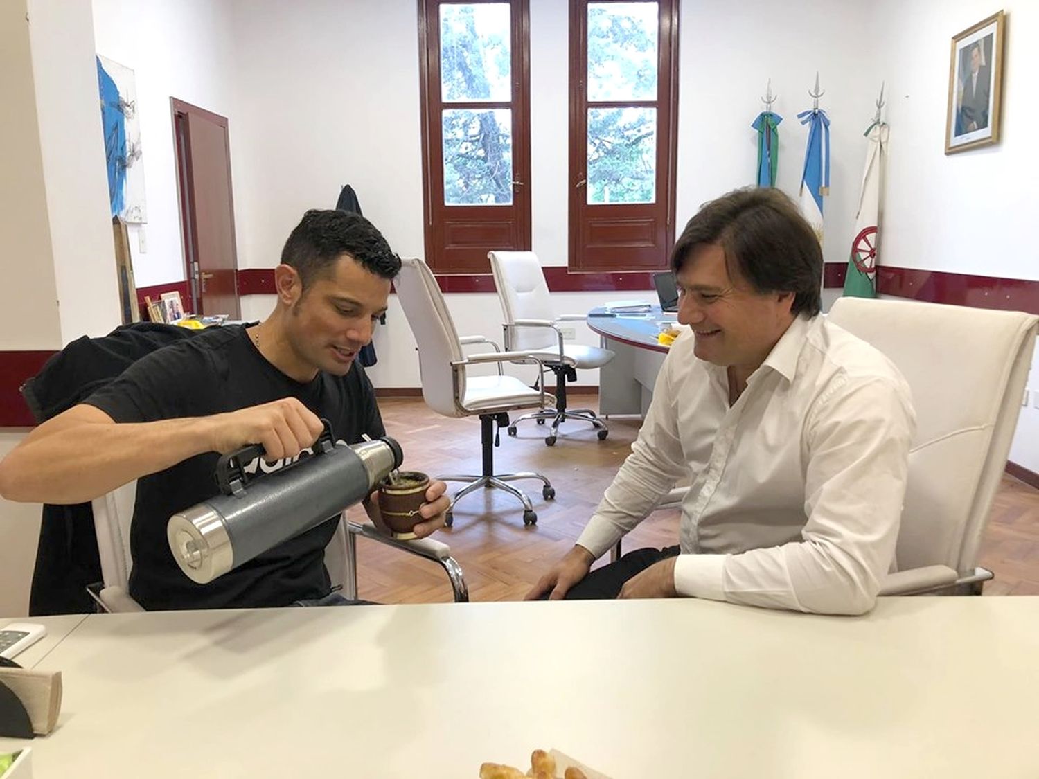 Transición en Luján y General Rodríguez: Luciani y Kubar recibieron por su lado a los intendentes electos Boto y García