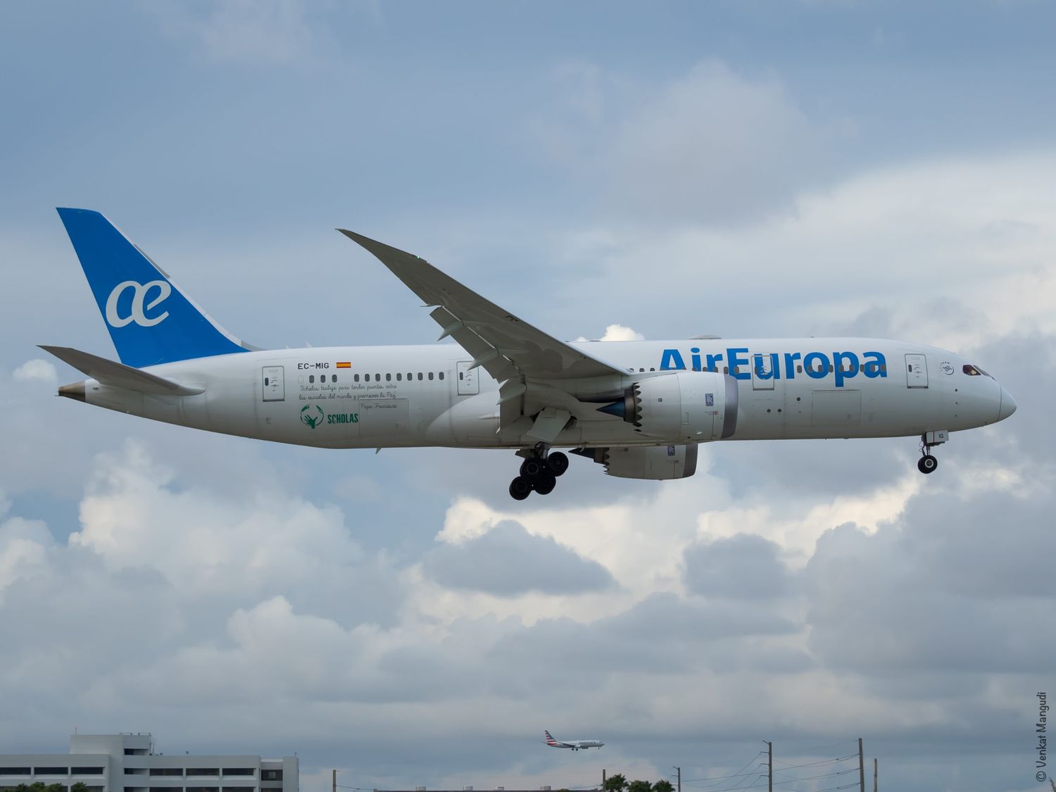 Air Europa completes its «most sustainable flight of the year» between Madrid and Amsterdam