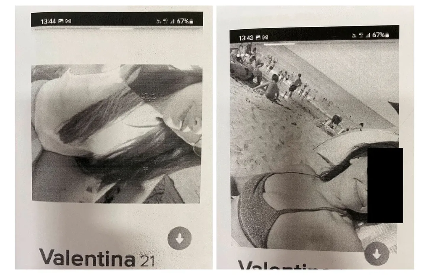 Valentina, la joven viuda negra que seduce y droga a sus víctimas: está prófuga