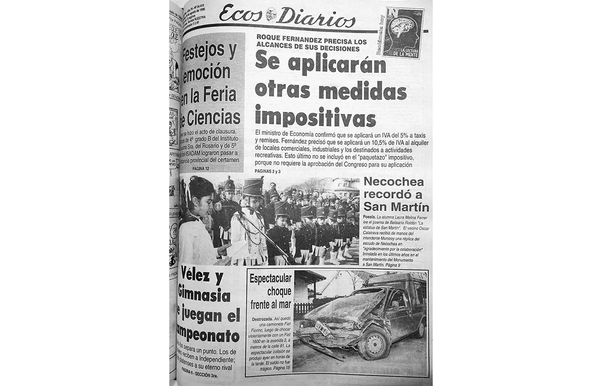 Domingo 18 de agosto de 1996