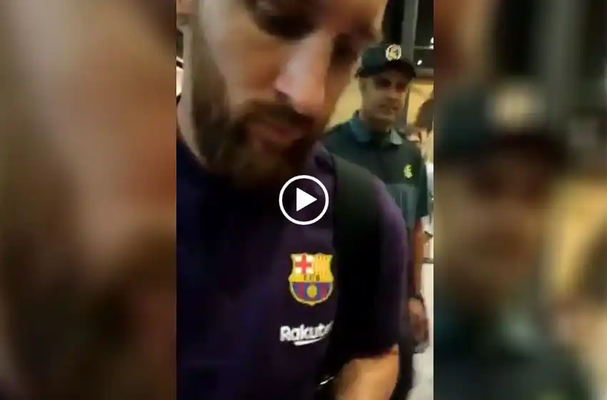 La reacción de una hincha de Central con Lio Messi que generó polémica en las redes