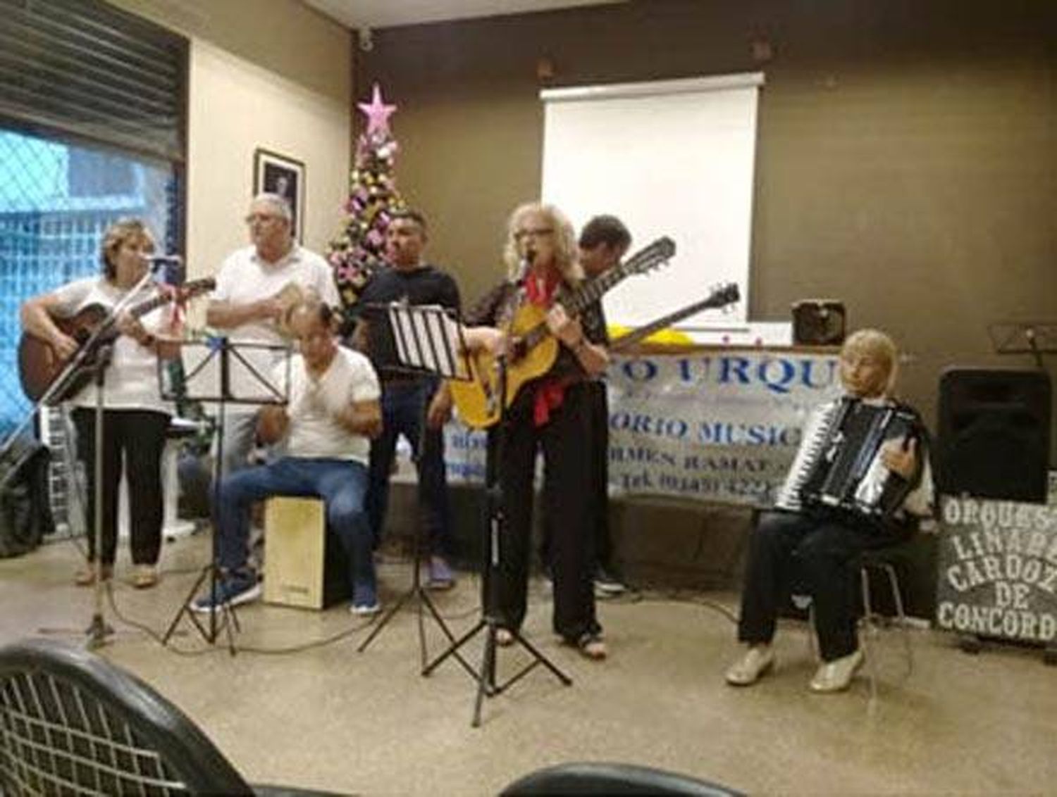 Despedida de año de los  chamarriteros de Concordia