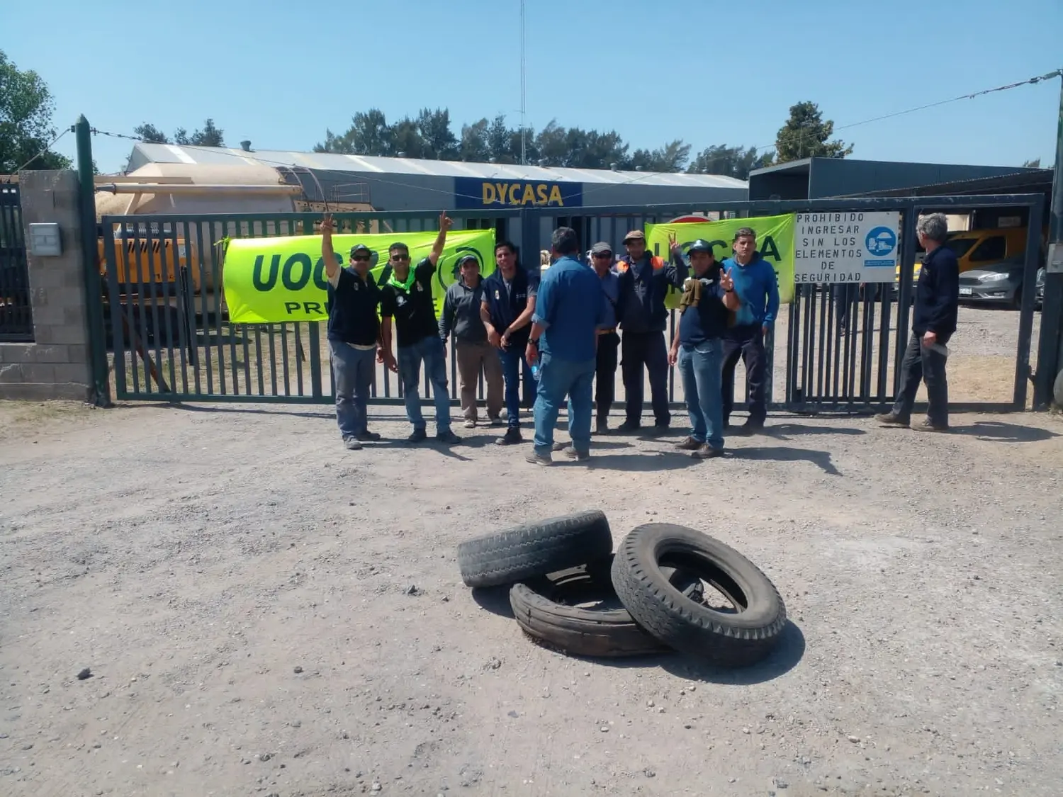 Conflicto en Dycasa: sigue el paro a la espera de una audiencia en el Ministerio de Trabajo