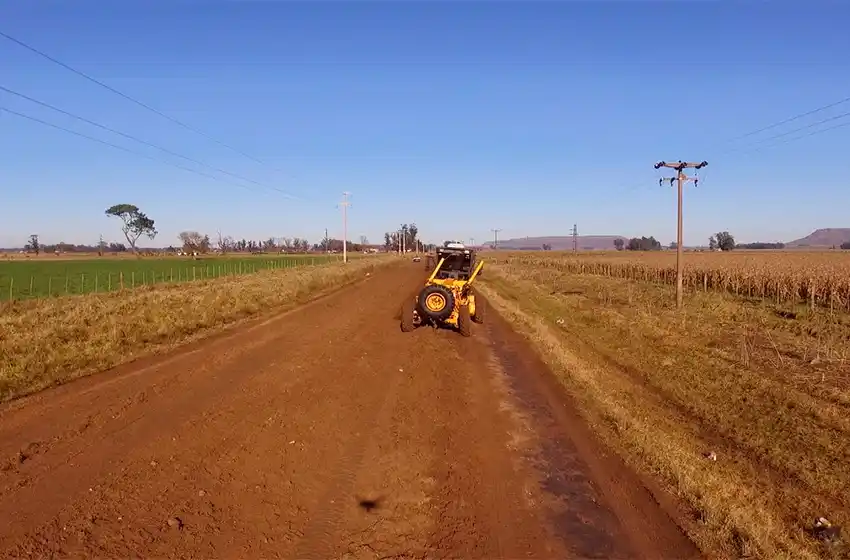Caminos Rurales: Vialidad realiza obras viales en Chascomús