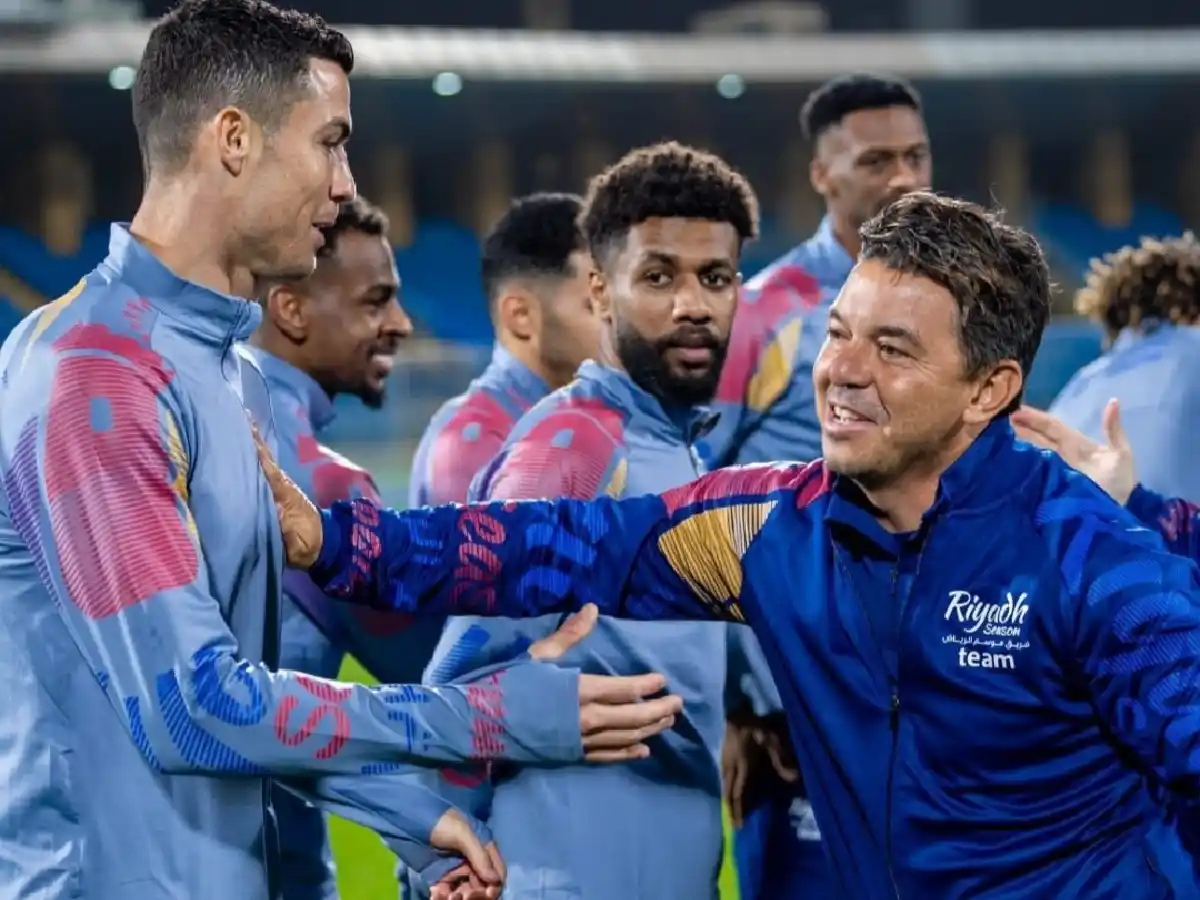 Gallardo se prepara para dirigir a Cristiano contra Messi 