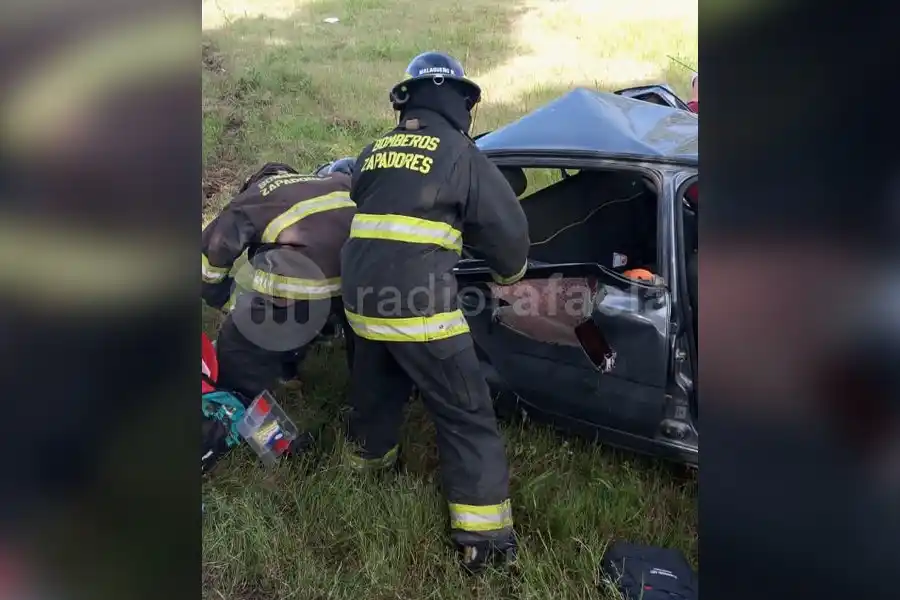 Falleció el menor que había quedado atrapado en un vehículo tras un fuerte choque en Ruta 34
