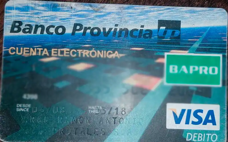 Encontraron al tarjeta de Ramón Arce