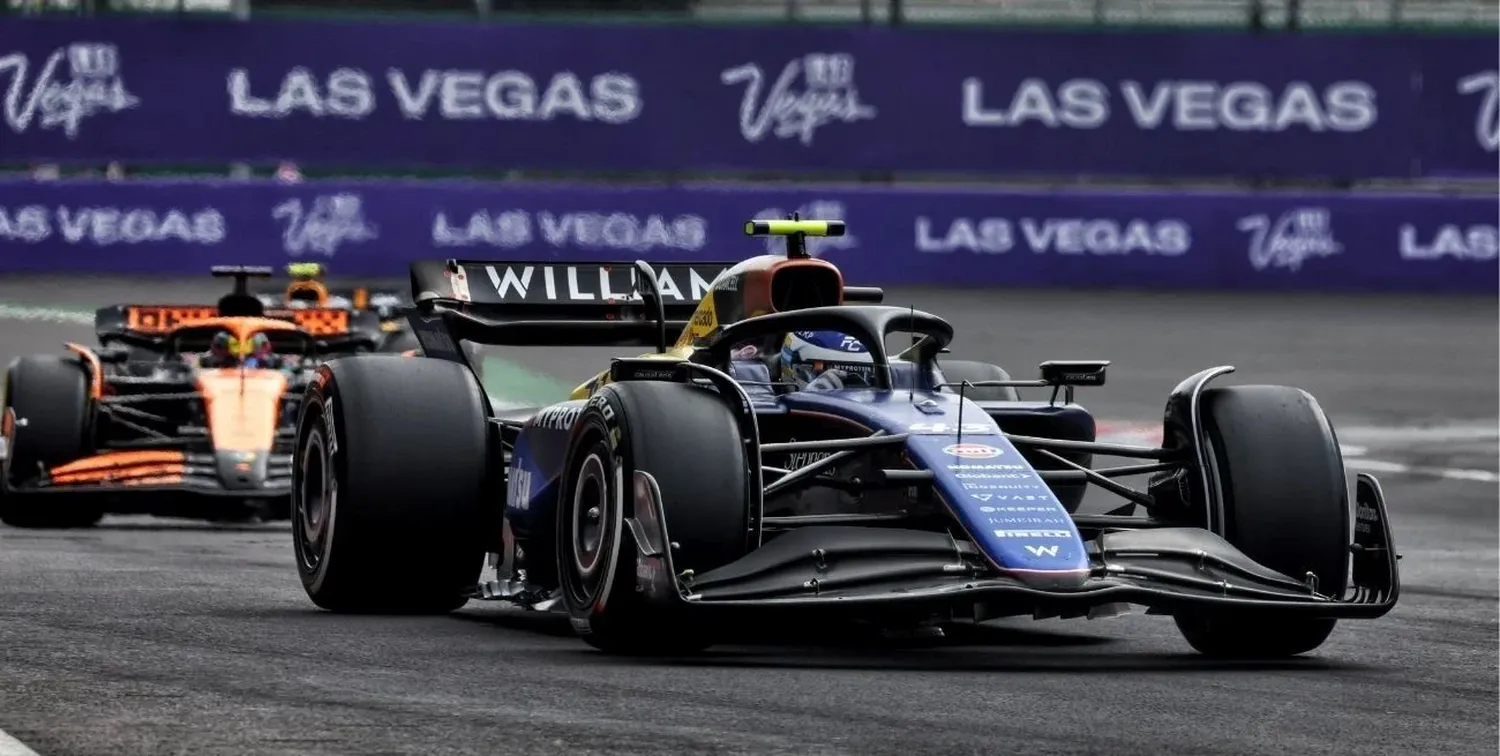 Colapinto en el GP de México. Crédito: Williams Racing