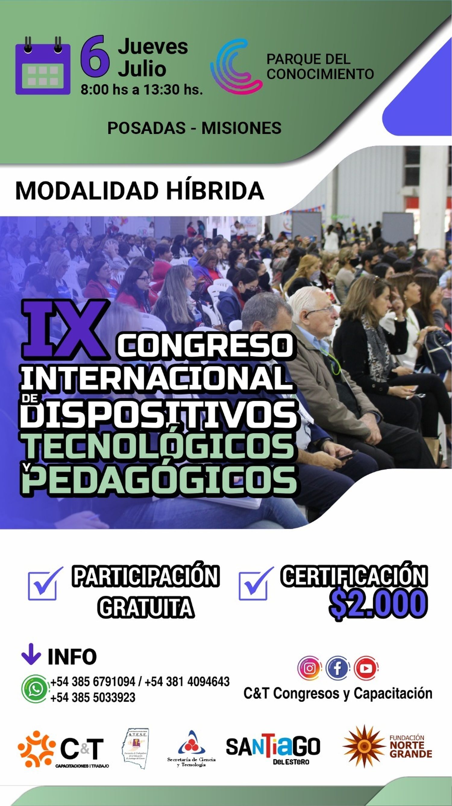 2da. Jornada del 9° Congreso Internacional Dispositivos Tecnológicos y Pedagógicos