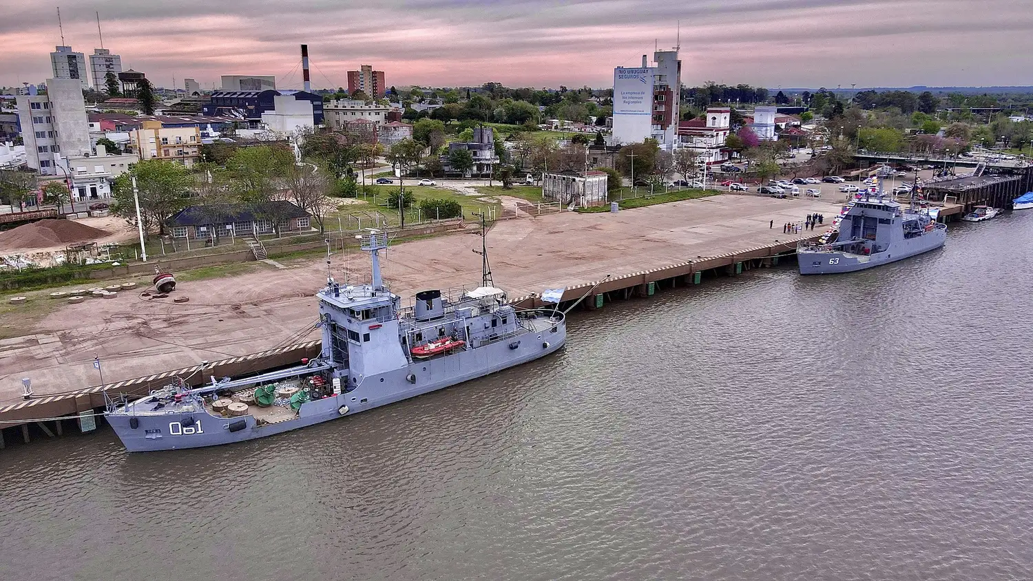Un segundo buque de la Armada Argentina continuará con el balizamiento del río Uruguay