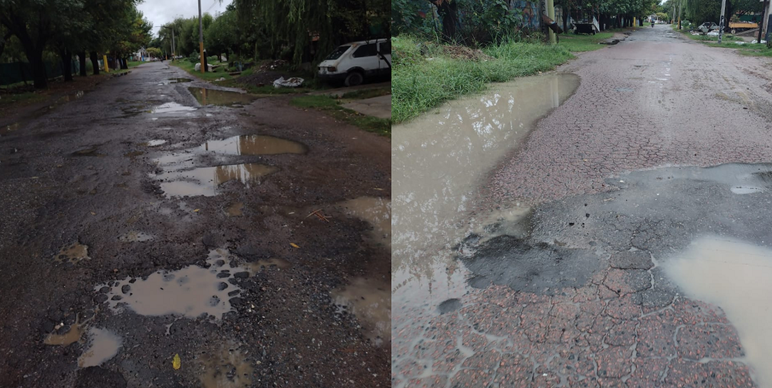 Reclamo por calles en mal estado