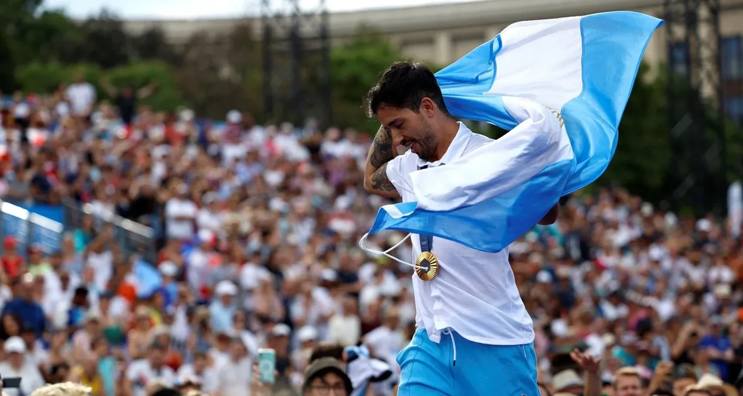 "Maligno" Torres, el único argentino que consiguió una medalla de oro en estos Juegos Olímpicos. CREDITO: REUTERS/Hamad I Mohammed