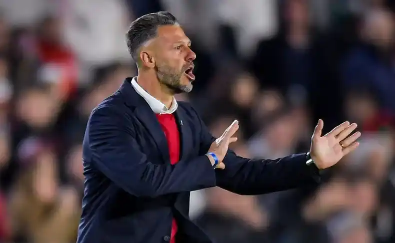 El director técnico Martín Demichelis