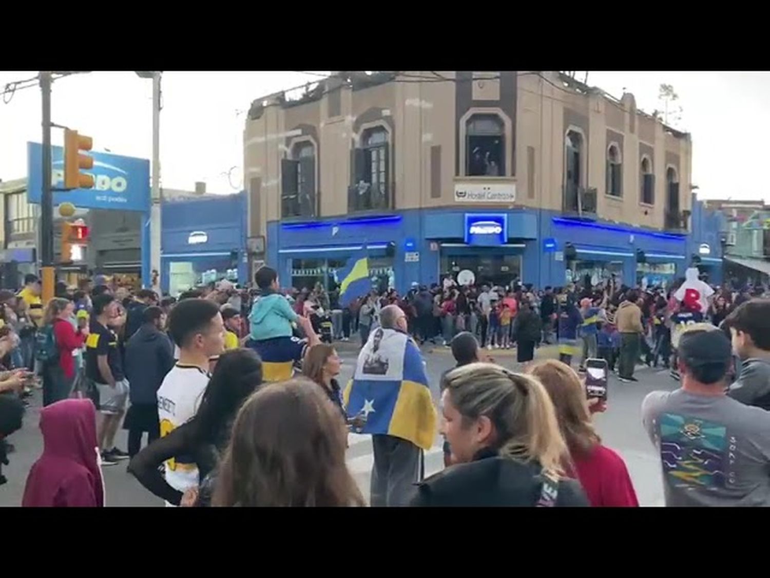 Boca campeón: el festejo de los hinchas sampedrinos en la peatonal