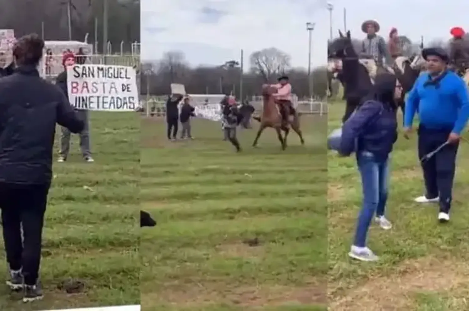 Uno de los agresores fue detenido este domingo.