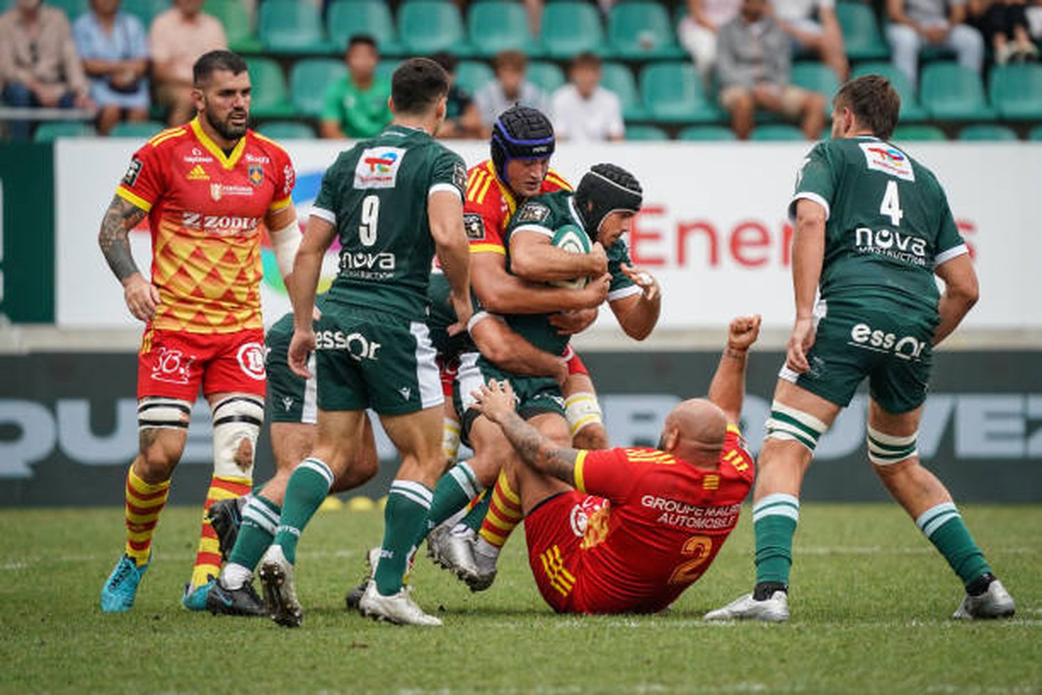 Section Paloise arrancó con una victoria ante Perpignan