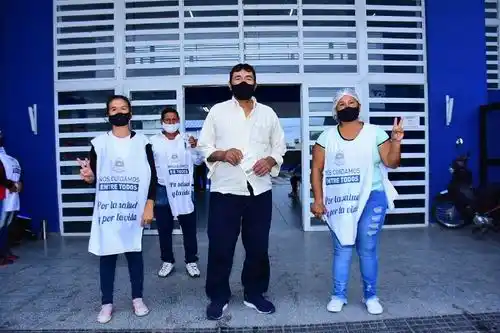 Pese a la lluvia, fue intensa la jornada de vacunación en la ciudad de Formosa