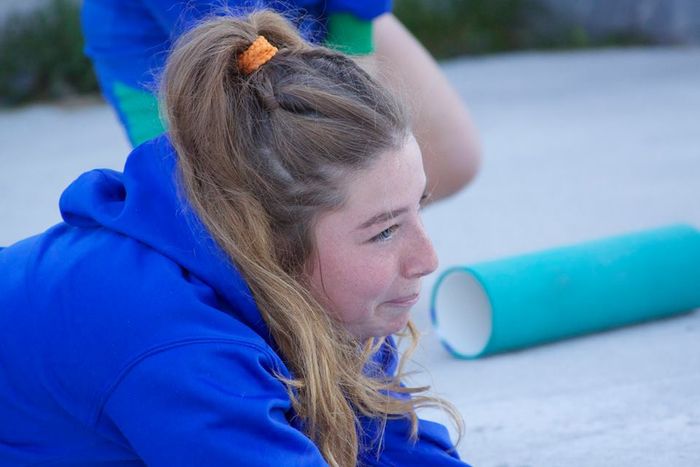 Yamila Chaluf, la mejor arquera de la Liga Nacional "B". (Foto: Roxana Galbiatti)