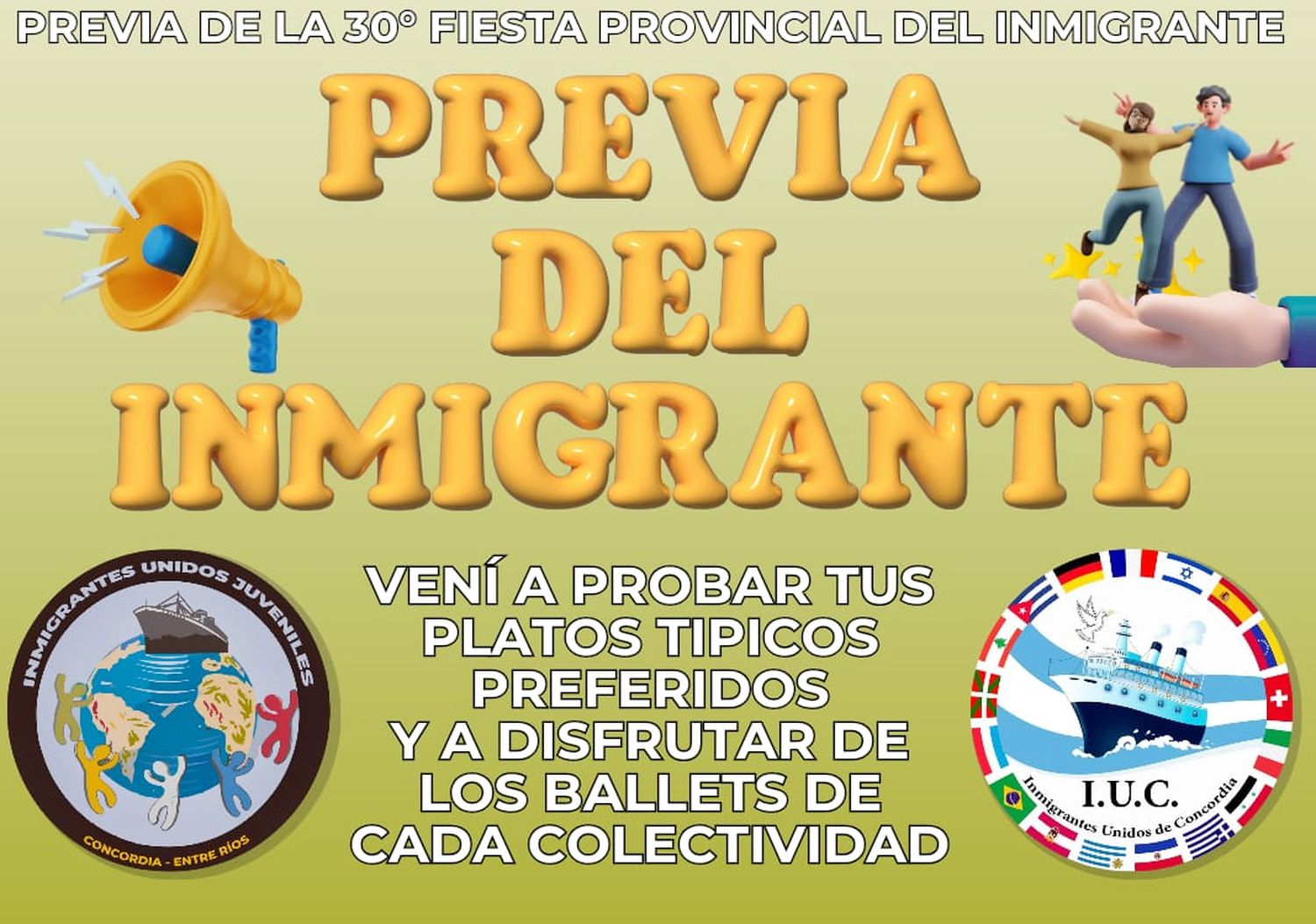 Este domingo Previa del Inmigrante 