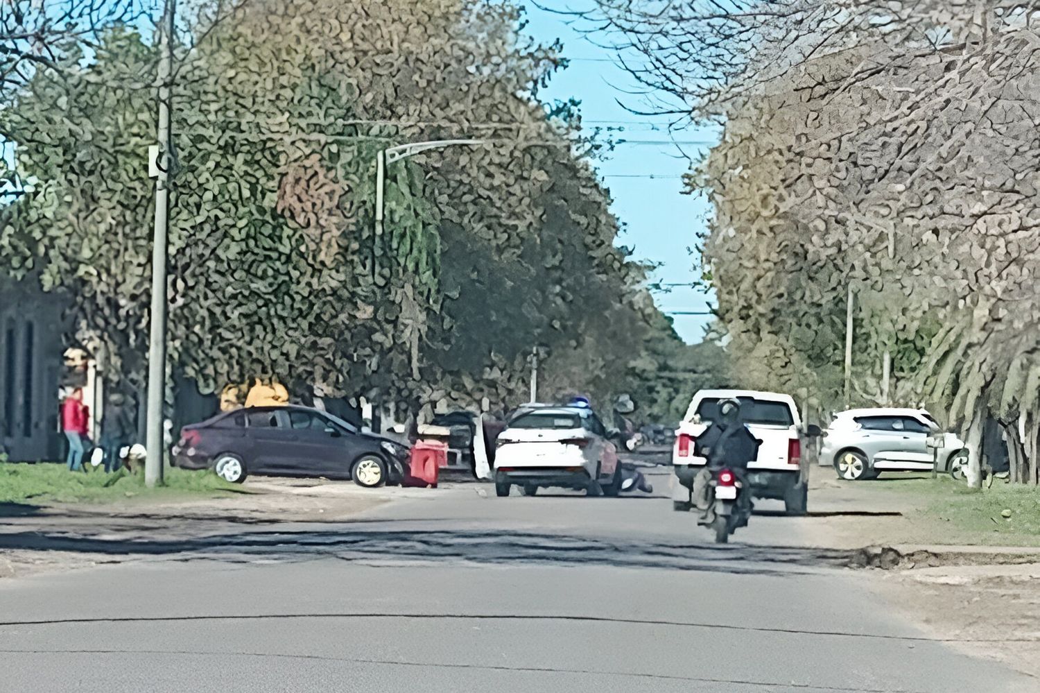 El accidente ocurrió este jueves alrededor del mediodía.