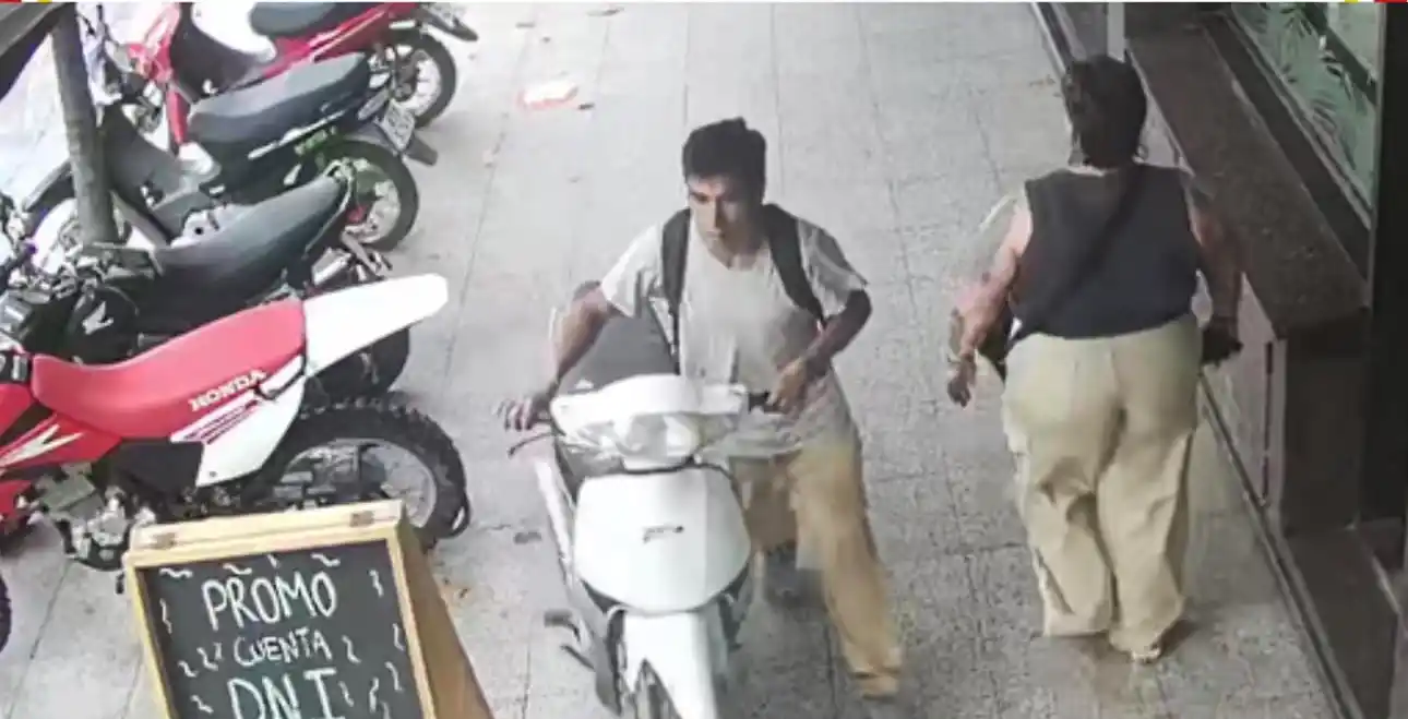 Le robó la moto a un empleado de la Farmacia Española, a plena luz del día