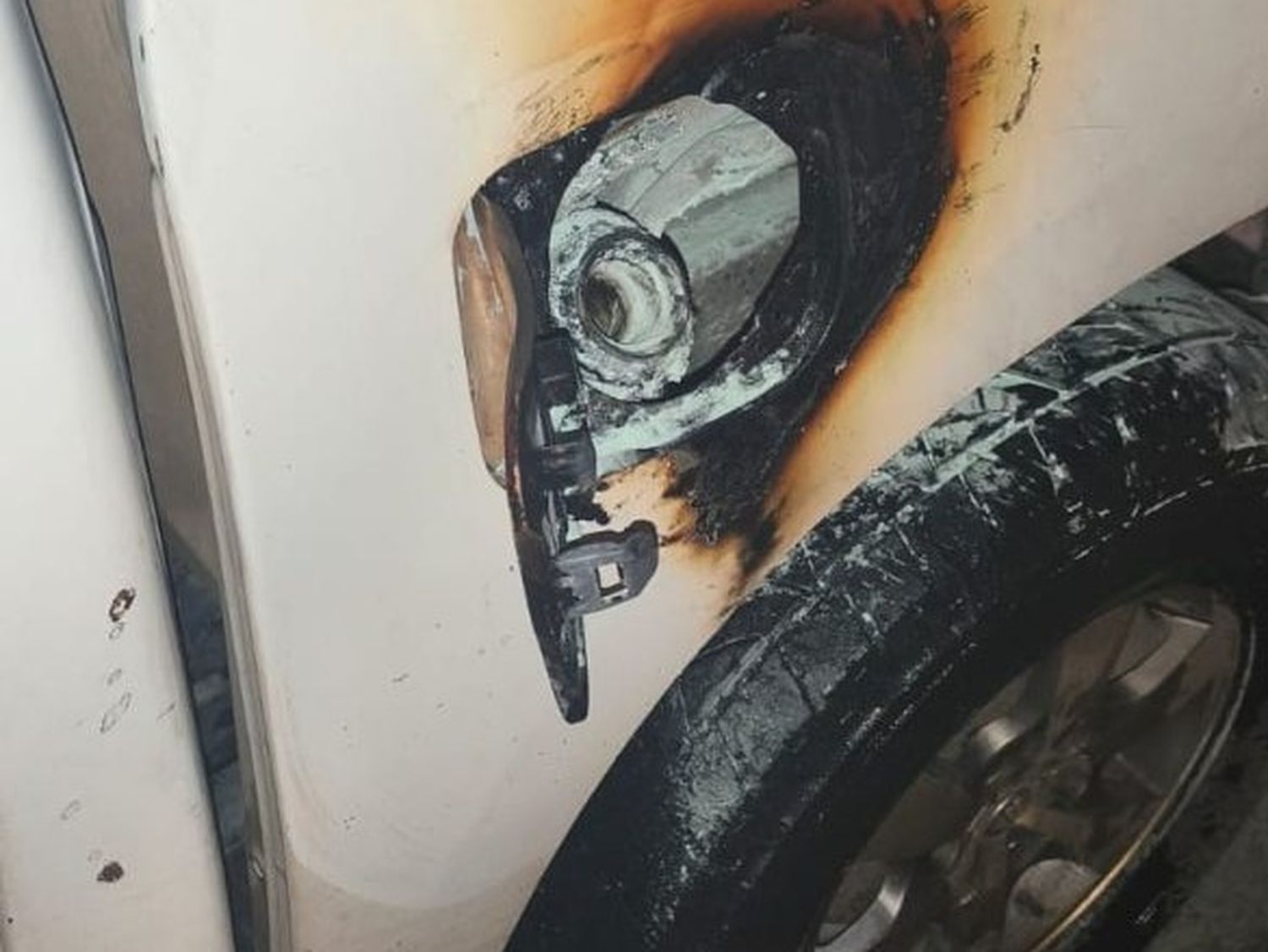 El episodio se registró en calle Simón de Iriondo al 1000. Foto: Gentileza