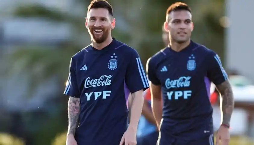 La Selección entrenó con plantel completo y Scaloni tiene dos dudas