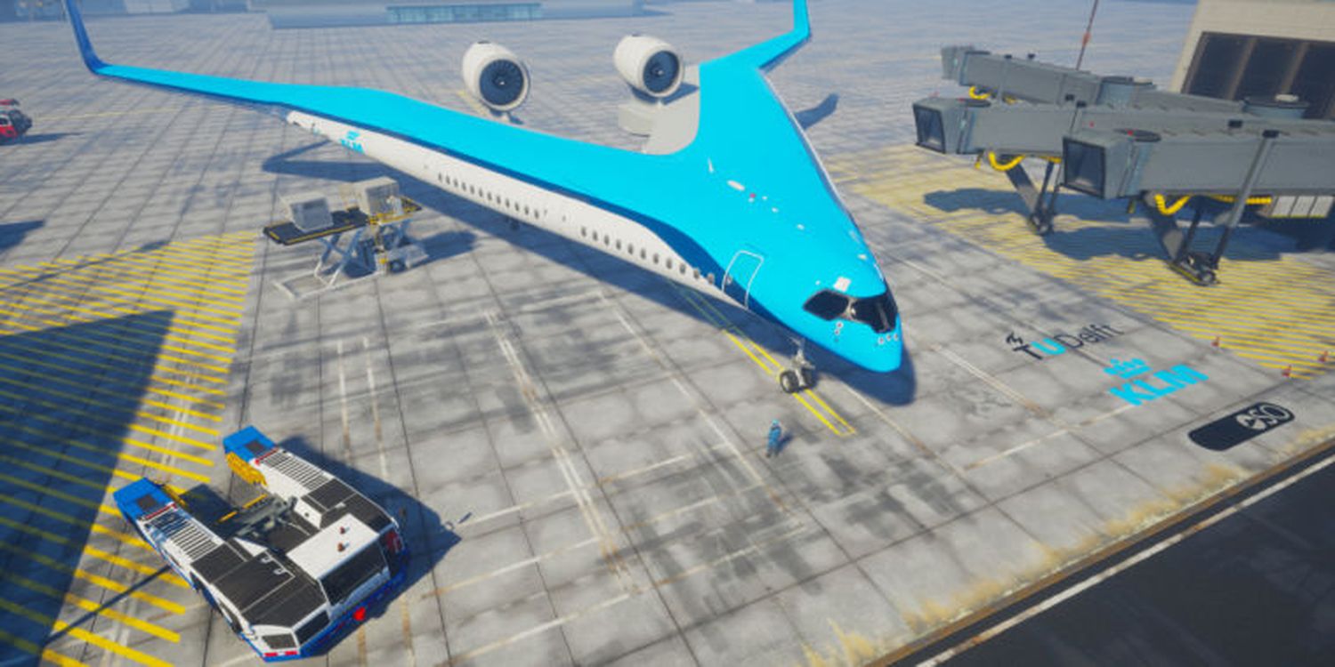 KLM y la Universidad Tecnológica de Delft presentan el primer vuelo del Flying-V